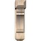 Ekena Millwork Olympic Craftsman Smooth Bracket w/ Offset Brace, Douglas Fir, 7 1/2"W x 26"D x 30"H BKT0806X26X30OLY04SDF - alternate 3